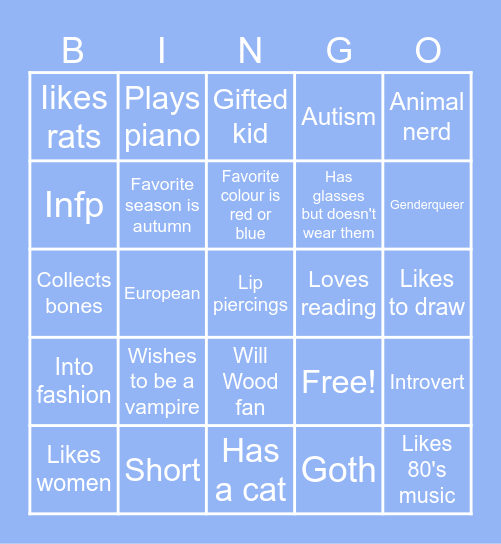 Juna bigo Bingo Card