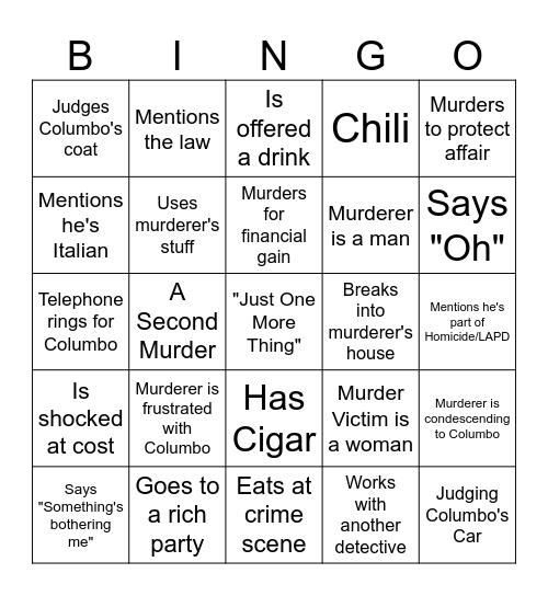 Columbingo Card
