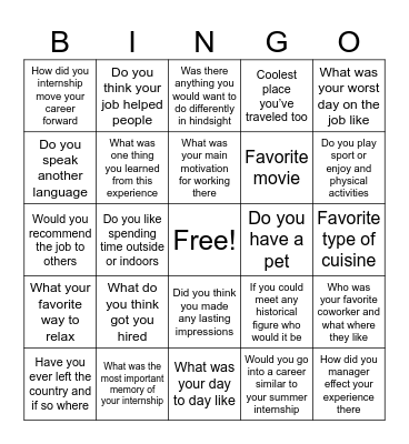 Brooklynk Bingo Card