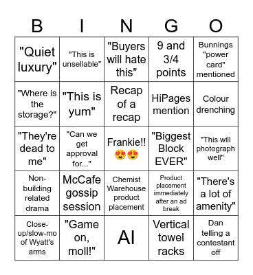 Block 2026 Bingo Card