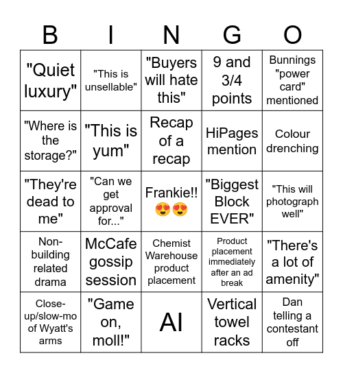 Block 2026 Bingo Card