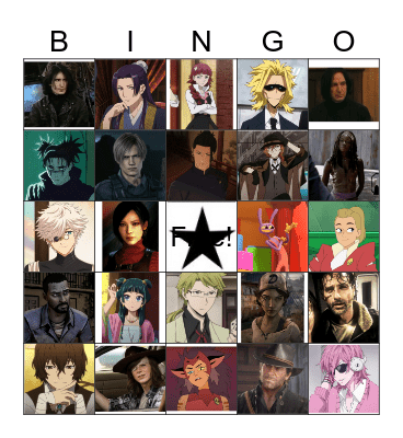 𝒪𝓁𝒾𝓍𝓈𝓏 Bingo Card