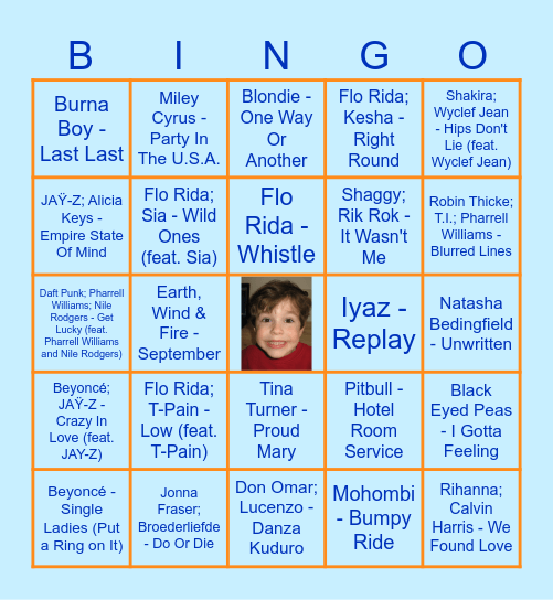 Jules' 25 Bingooooo Bingo Card