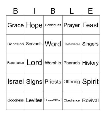 8.2.26 Bingo Card