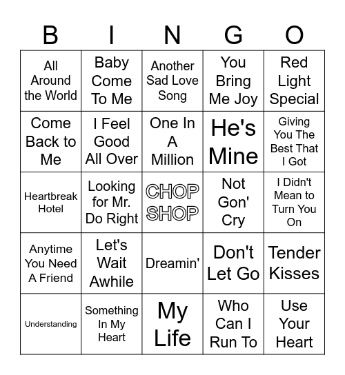 Girls, Girls, Girls Rd2 (down) Bingo Card