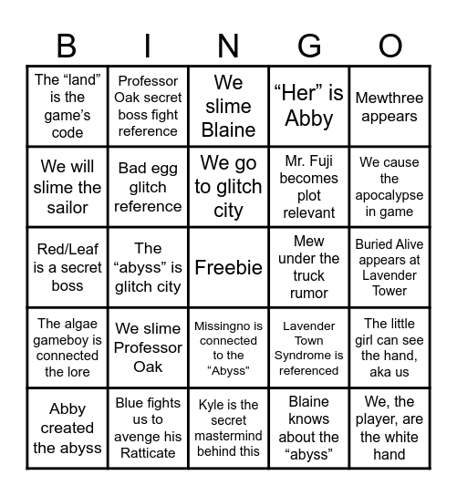 FRLG.IPS Bingo Card