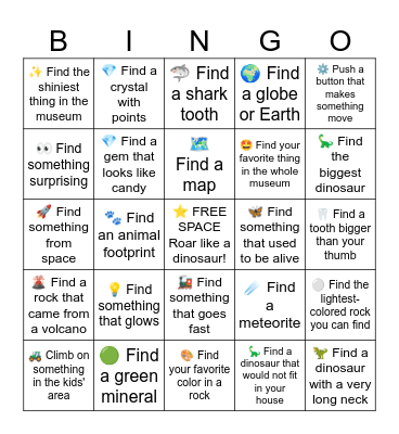 Tellus Bingo Card