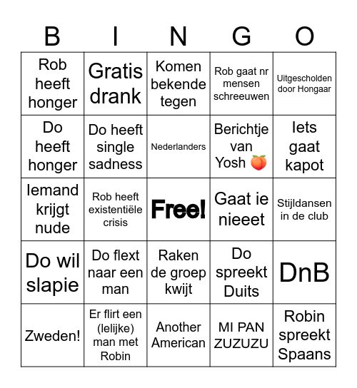 Bingopest Bingo Card