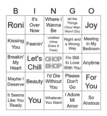 Let's Get 2 It Rd5 (anyway) Bingo Card