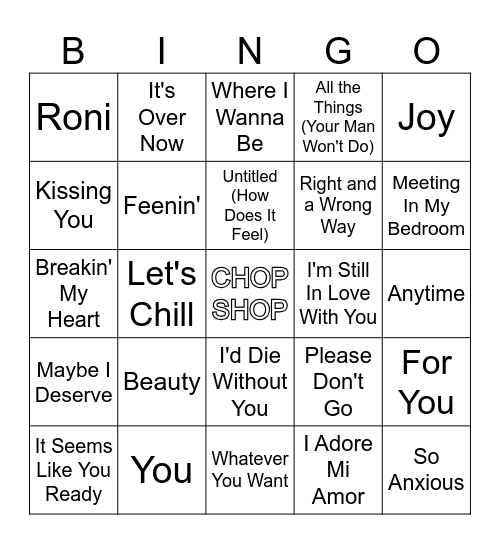 Let's Get 2 It Rd5 (anyway) Bingo Card