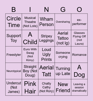 Bingooooo Bingo Card