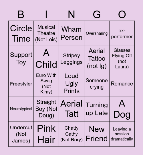 Bingooooo Bingo Card