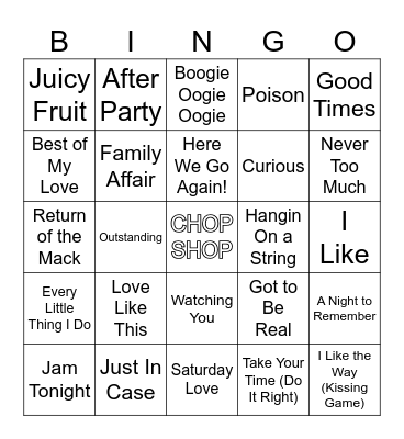 Family Reunion Rd9 (black out) Bingo Card