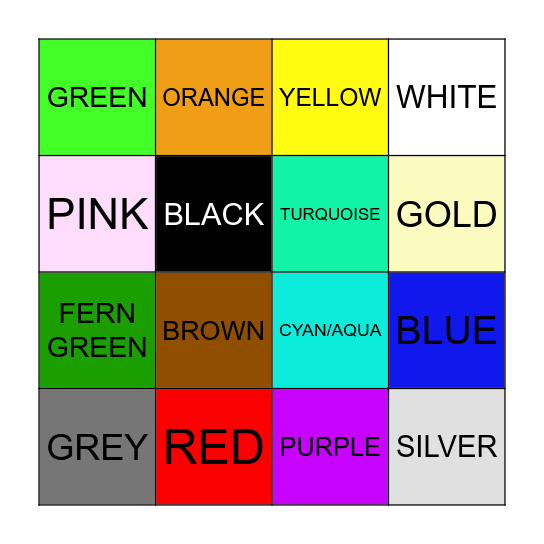 SAPPHIRE VS RUBY Bingo Card