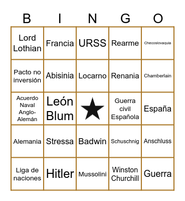 Lectura 3.4 Bingo Card