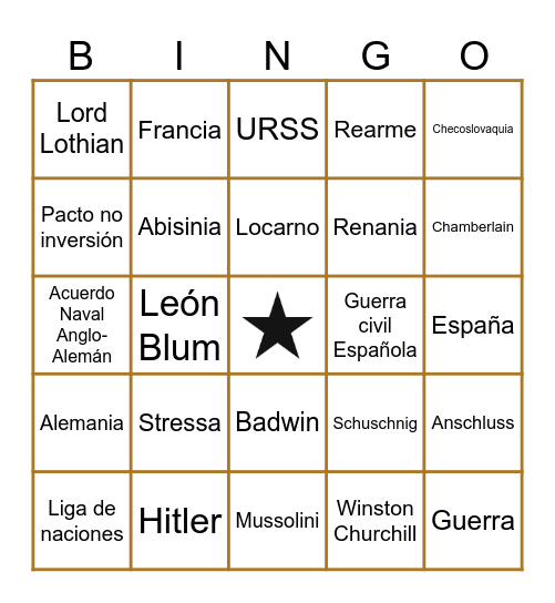 Lectura 3.4 Bingo Card