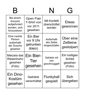 Open-Flair- Bingo Card