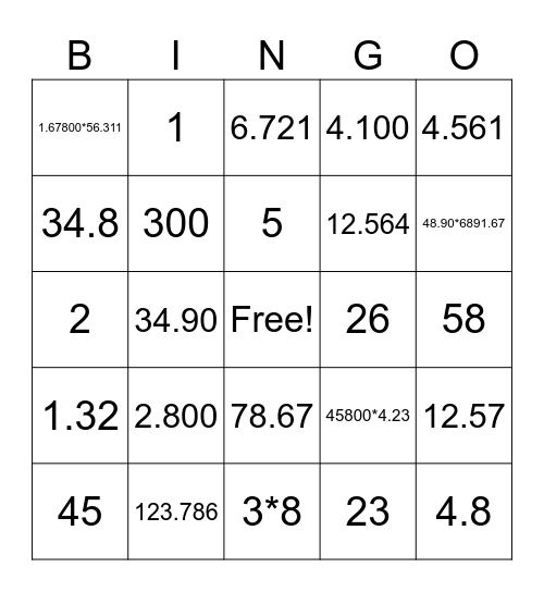 Coins To Win Bingo Card