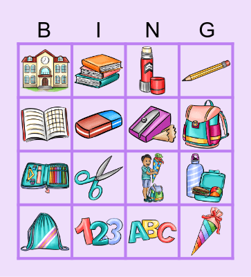 SCHULE Bingo Card