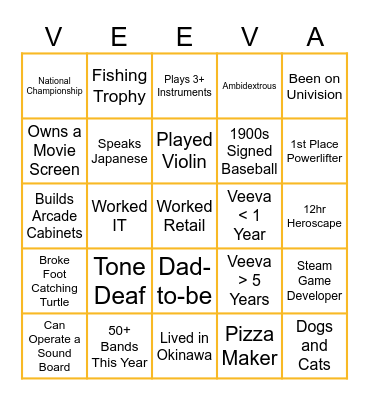 Migrations x Tooling Offsite Bingo Card