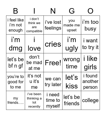 Face time 8/3/2026 Bingo Card