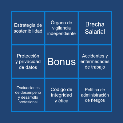 Actividad IBSO Bingo Card