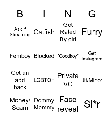 Discord Speedrun 2026 Bingo Card
