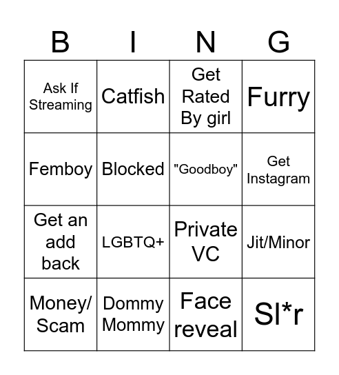Discord Speedrun 2026 Bingo Card