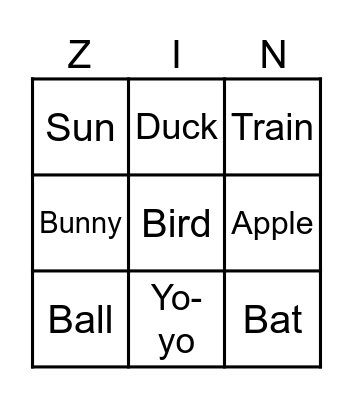 Jude Mantellini minkara Bingo Card
