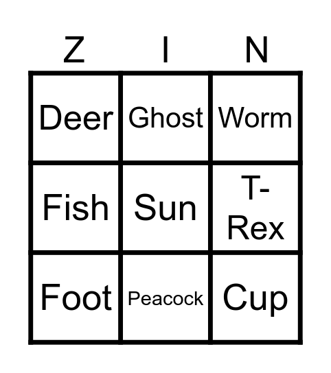 Jude Mantellini minkara Bingo Card
