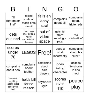 vantox bingo Card