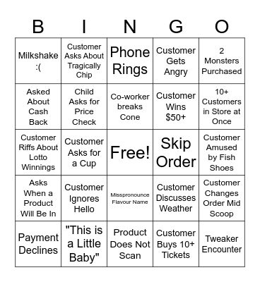 Enniskillen Bingo Card
