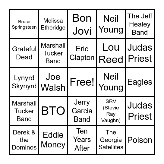 Old School in the Sand 2026 BLACKOUT Bingo Card