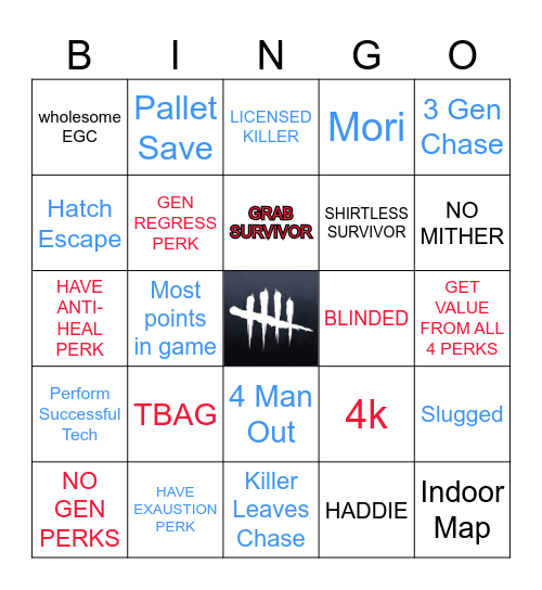NERDY CHAOS SHUFFLE Bingo Card