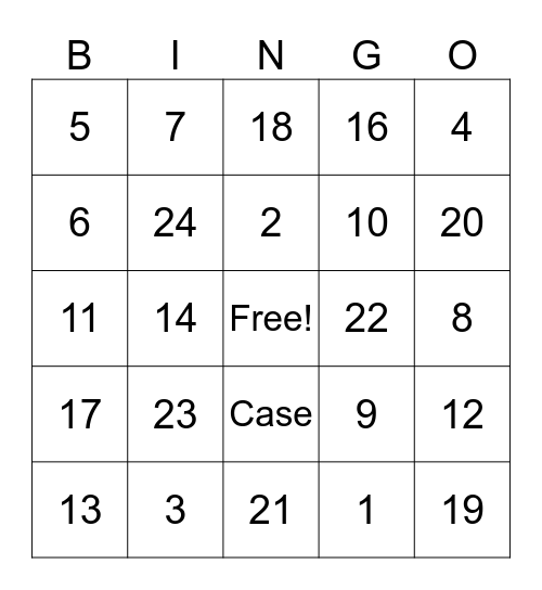 Bingo Blogs d'aout Bingo Card