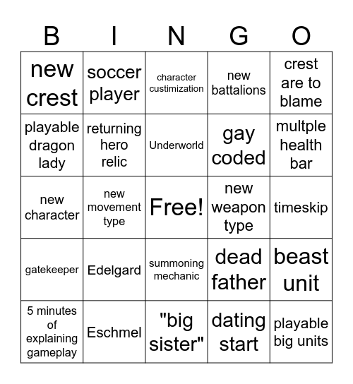 Fortunes Weave Direct Bingo Card