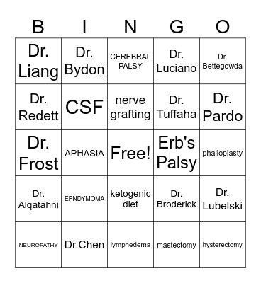 BINGO 4 Bingo Card