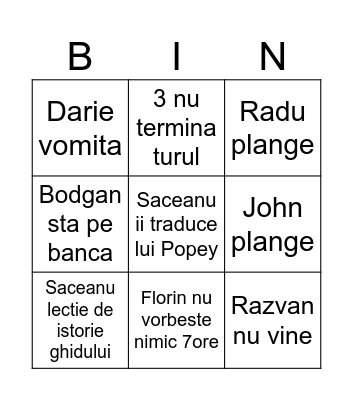 Filip’s bach Bingo Card