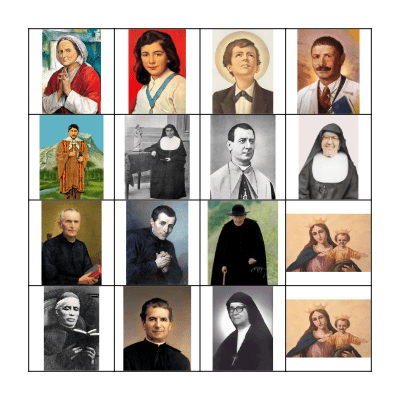 BINGO SALESIANO Bingo Card
