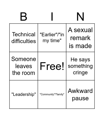 Hugo Bingo Card