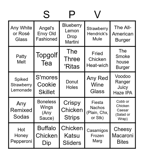 BAYHOST BINGO Card