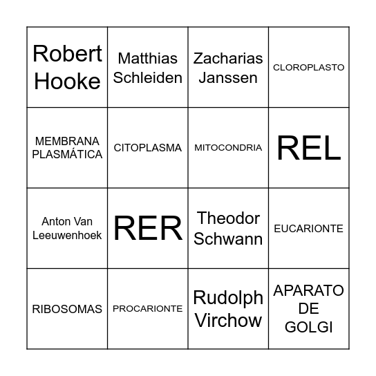 BINGO CELULAR Bingo Card