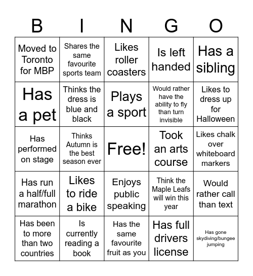 MBP Retreat 2026 BINGO Card