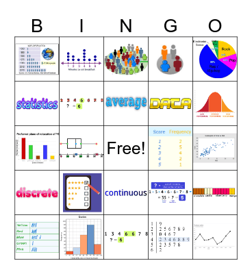 STATISTICS BINGO Card
