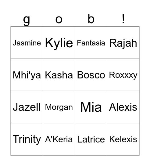 Kennedy's Birthday Pullouts Bingo Card