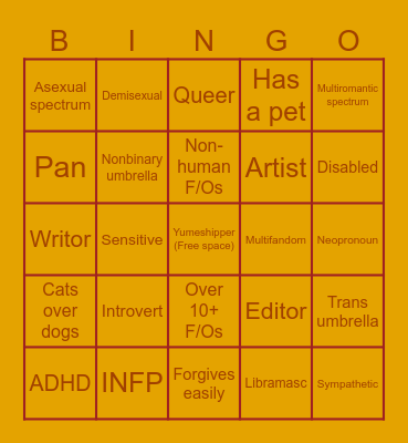 How similat are you to Eddie? Bingo Card