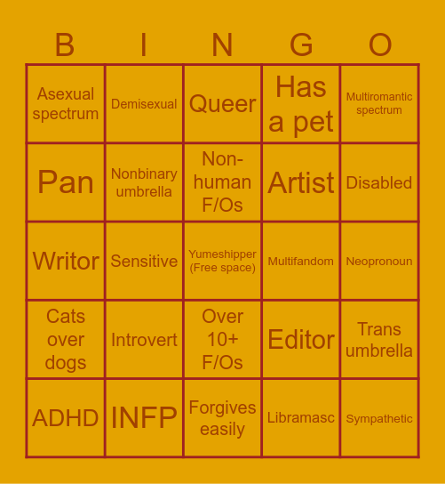How similat are you to Eddie? Bingo Card