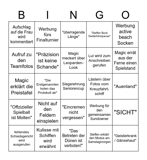 An-Bagger-Cup Bingo Card