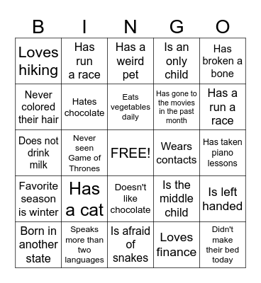 Alpha GTKY Bingo Card