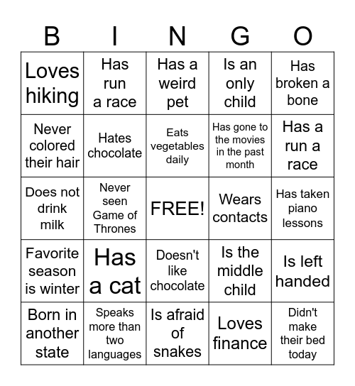 Alpha GTKY Bingo Card